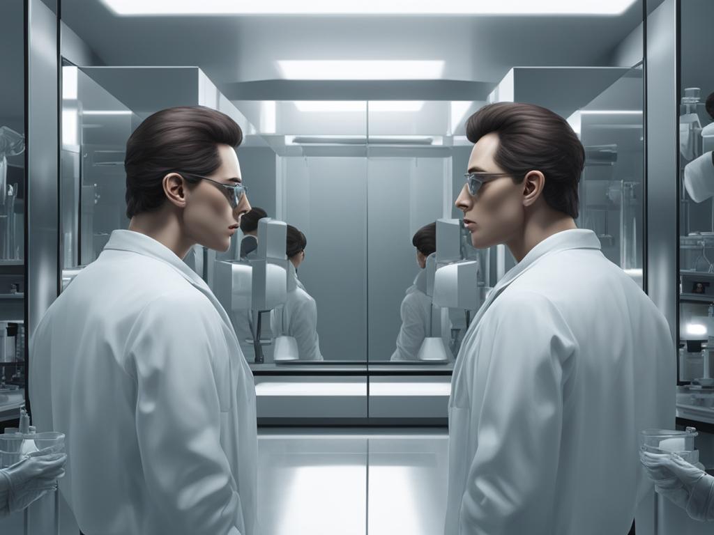 El espejo de la clonación: reflexión propia y su réplica