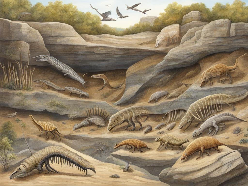 Fósiles a través de la historia geológica